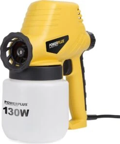 Powerplus POWX351 Verfpistool - 130W - Debiet 320g/min - Incl. Accessoires