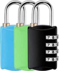 UNRL® Hangslot Met Cijferslot - 4-cijfer Slot - Reisslot - Gymlocker - Hangslot (54x23mm) - Roze -WerkPro Verkoopwinkel 1005x1200 4