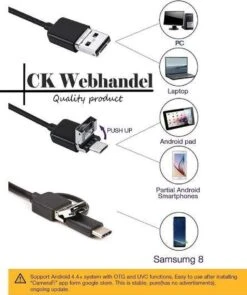 Endoscoop Camera - 7mm - 2 M - Flexibele Kabel - Snake Borescope - Inspectie Camera - Android Smartphone - PC -WerkPro Verkoopwinkel 1005x1200 6