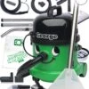 Numatic George - Tapijtreiniger Stofzuiger - 15 Liter - 1060W - 10M Snoer - Inclusief Accessoire Kit Voor Reinigen Van Tapijt En Bekleding, Textiel, Auto Interieur - Nat En Droogzuiger - Sproei-extractieapparaat, Extractiemachine - Bouwstofzuiger