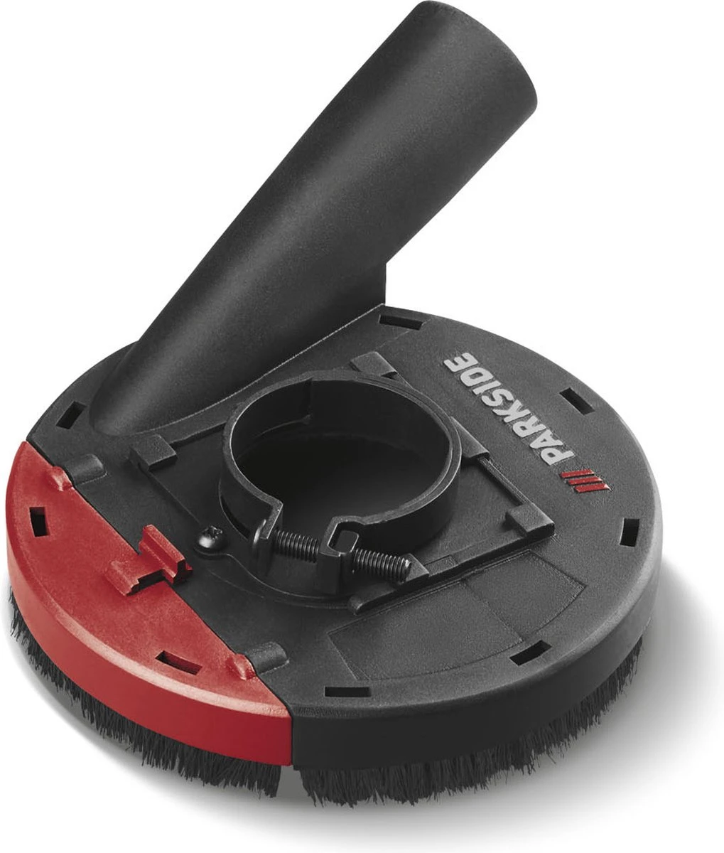 Parkside Afzuigkap Voor Haakse Slijper - Adapterringen: Ø38 / 42 / 45 / 48 Mm - Slangdiameter: Ca. 35 Mm - Met Afneembare Voorrandafdekking - Voor Stofvrij Slijpen - Zuigmond Kan Opzij Worden Gedraaid - Geoptimaliseerd Stromingskanaal 3 Parkside Afzuigkap Voor Haakse Slijper - Adapterringen: Ø38 / 42 / 45 / 48 Mm - Slangdiameter: Ca. 35 Mm - Met Afneembare Voorrandafdekking - Voor Stofvrij Slijpen - Zuigmond Kan Opzij Worden Gedraaid - Geoptimaliseerd Stromingskanaal