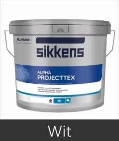 Sikkens Alpha Projecttex 10 Liter 100% Wit -WerkPro Verkoopwinkel 1019x1200 10