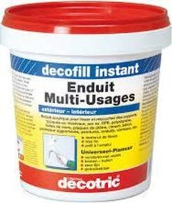 Decofill Instant Universeel Plamuur - Voor Laagdiktes Van 0 Tot 5 Mm - Voor Oa Gips, Baksteen, Beton, Muurverf, Tegels, Piepschuim - Gebruiksklaar - 1 Kg 5 Decofill Instant Universeel Plamuur - Voor Laagdiktes Van 0 Tot 5 Mm - Voor Oa Gips, Baksteen, Beton, Muurverf, Tegels, Piepschuim - Gebruiksklaar - 1 Kg -WerkPro Verkoopwinkel 1020x1200 11