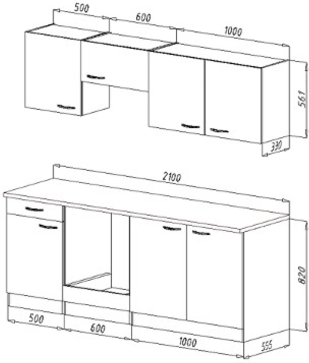 Goedkope Keuken 210 Cm - Complete Keuken Met Apparatuur Gerda - Beuken/Grijs - Elektrische Kookplaat - Afzuigkap - Oven - Spoelbak 5 Goedkope Keuken 210 Cm - Complete Keuken Met Apparatuur Gerda - Beuken/Grijs - Elektrische Kookplaat - Afzuigkap - Oven - Spoelbak - Afbeelding 3