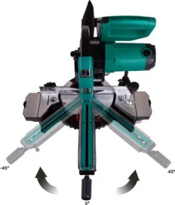 VONROC Afkortzaag En Verstekzaag Met Trekfunctie – 2000W – Ø216MM - LED Verlichting Op Werkstuk – Laser Voor Perfecte Zaaglijn – Extra Zaagbreedte 340mm – Verstelbare Tafelverbreders Met Lengtestop - Incl. Zaagblad & Werkstukklem -WerkPro Verkoopwinkel 1024x1200 4