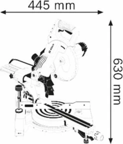 Bosch Professional GCM 800 SJ Afkortzaag - 1400 W - Ø 216 Mm 15 Bosch Professional GCM 800 SJ Afkortzaag - 1400 W - Ø 216 Mm -WerkPro Verkoopwinkel 1026x1200 2
