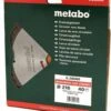 Metabo Cirkelzaagblad HW/CT 216x30mm 40 Tands WZ