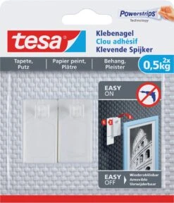 Tesa Klevende Spijker Gevoelige Oppervlakken 0.5KG - 2 Stuks -WerkPro Verkoopwinkel 1030x1200 7