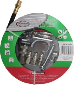 Hofftech Compressor Slang - Luchtslang 8 Meter Met Accessoires - 10 Delig -WerkPro Verkoopwinkel 1031x1200