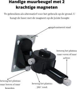 Kruislijnlaser - Professionele Bouwlaser - 16 Lijnen 360° Laser - Met Afstandsbediening - Inclusief 2 Accu's - Zelf Nivellerend - Van Remma -WerkPro Verkoopwinkel 1031x1200 9