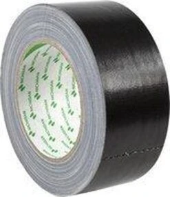 Nichiban 1200 Duct Tape 50mm/50m Zwart - Originele Gaffa Tape Zwart