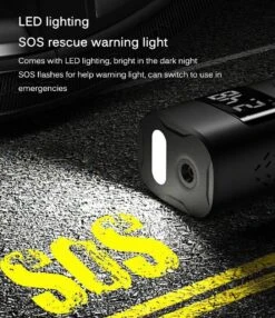 Auto Luchtcompressor, 150PSI Elektrische Draagbare Luchtpomp Mini Handheld Batterij Band Inflator 6000mAh Power Bank LED Noodverlichting Voor Auto Motor Fiets Bal -WerkPro Verkoopwinkel 1038x1200 1