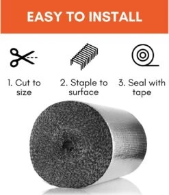 Radiatorfolie | Isolatiefolie | Dubbele Isolatie 3 Mm Dik | 50cm × 400 Cm | Inclusief Dubbelzijdig Tape | Tot 90% Besparing | Achterop De Radiator Aanbrengen -WerkPro Verkoopwinkel 1040x1200 8
