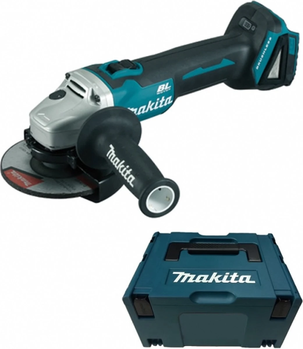Makita Haakse Slijper - DGA504ZJ - 18V - 125 Mm - Losse Body (geleverd Zonder Accu En Lader) 14 Makita Haakse Slijper - DGA504ZJ - 18V - 125 Mm - Losse Body (geleverd Zonder Accu En Lader) - Afbeelding 12