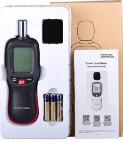 PuroTech Geluidsmeter - Digitale Decibelmeter - LCD Scherm - Geluidsoverlast - 30 DB Tot 130 DB - Professionele Geluidsmeting - Geluidsisolatie - Inclusief Batterijen -WerkPro Verkoopwinkel 1049x1200 1