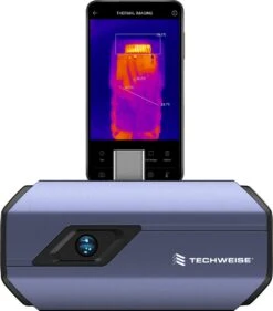 Techweise Warmtebeeldcamera Voor Android - -20ºC Tot +550ºC - 256x192 Pxs - Warmtecamera - Verlengde Garantie