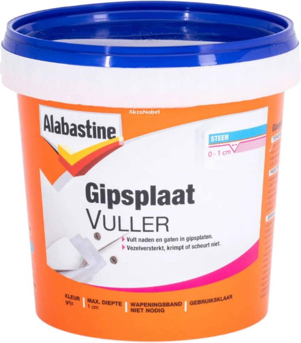 Alabastine Gipsplaatvuller Kant En Klaar - 1 Liter 8 Alabastine Gipsplaatvuller Kant En Klaar - 1 Liter - Afbeelding 6