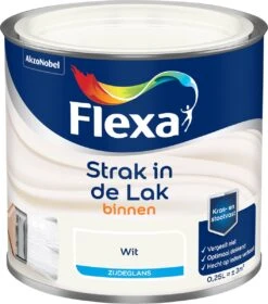 Flexa Strak In De Lak - Watergedragen - Zijdeglans - Wit - 250 Ml -WerkPro Verkoopwinkel 1058x1200 7