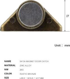 TLVX Ronde Magneetsluiting / Erg Sterk / Magneetsnapper / Zinaps Kastdeur Magneet / Deurmagneet / Deurmagneten Voor Kastjes / Kast Magneet / Deursluiting Magneet / Kabinet Magnetisch / Magnetische Sluitingsdeur / Lade Magneet / Sluiting Vangdeur -WerkPro Verkoopwinkel 1064x1200 6