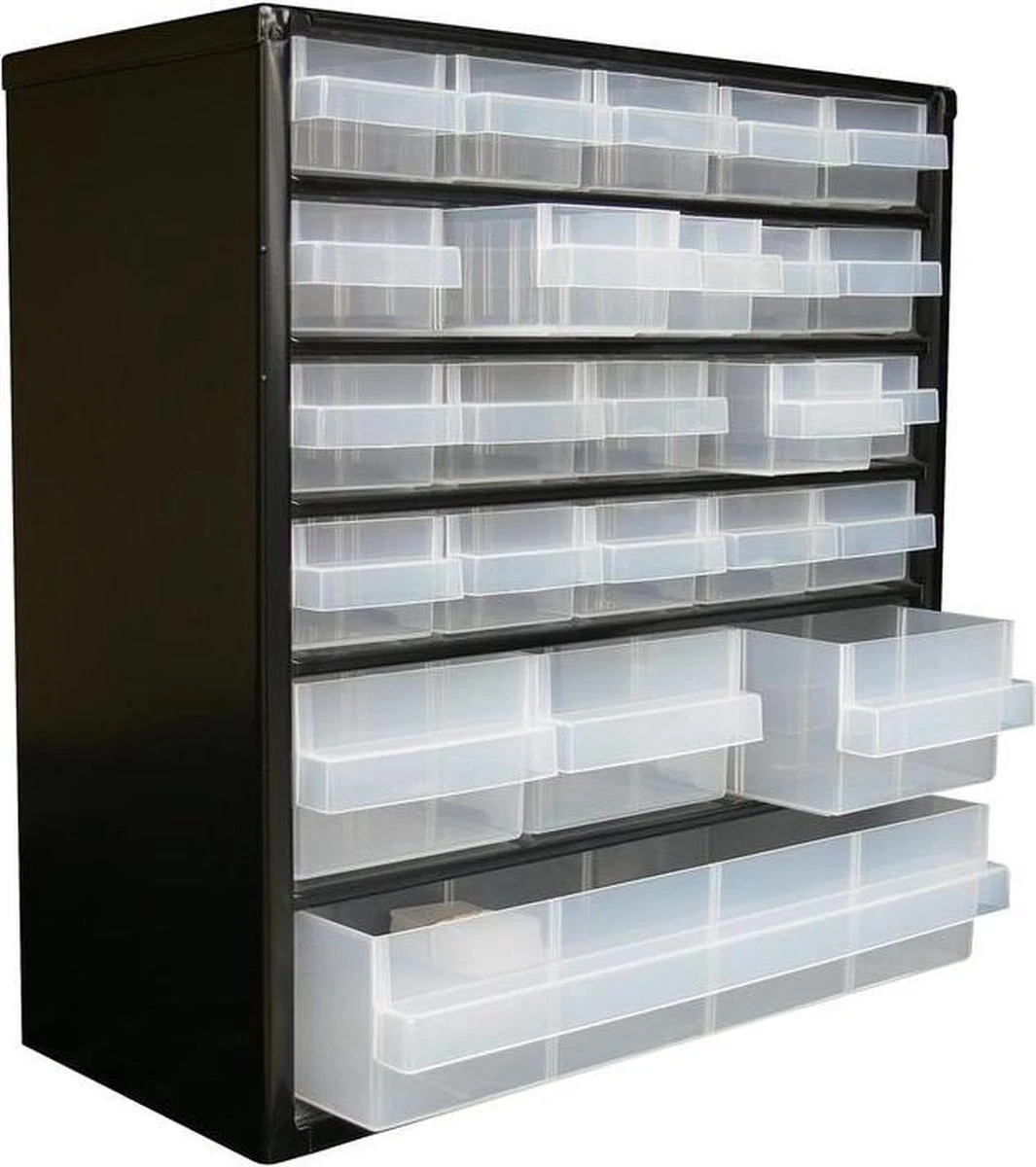 Raaco - Metalen Ladekast - 24 Lades – Incl. 10 Tussenschotten 4 Raaco - Metalen Ladekast - 24 Lades – Incl. 10 Tussenschotten - Afbeelding 2