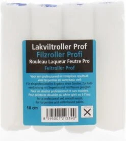 Lakviltroller 4-pack | 10cm | Verven | Verfroller | Verf Roller