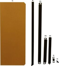 Opbergrek XL - 120 Cm Breed - 875 Kg Draagkracht - Monteren Zonder Schroeven - Zwart - 2 Stuks -WerkPro Verkoopwinkel 1073x1200 8