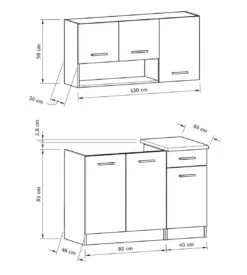 Kleine Keuken 120 Cm – Keukenblok Met Keukenkastjes Spoelbak & Sifon – Keuken Klein – Mini Keuken - Kitchenette – Perfecthomeshop -WerkPro Verkoopwinkel 1077x1200 6