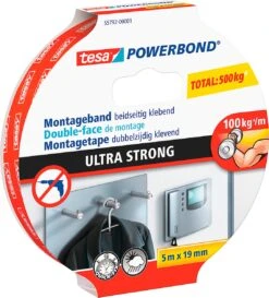 Tesa Powerbond Ultra Strong Dubbelzijdige Montagetape - 5 M X 19 Mm. -WerkPro Verkoopwinkel 1084x1200 15