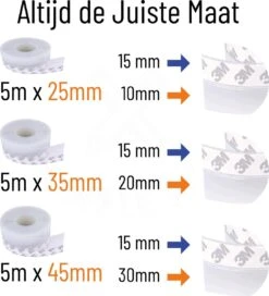 Simple Fix Tochtstrip - 500cm X 4.5cm - Tochtstrips Voor Deuren - Tochtstopper - Tochtrol - Tochtband - Tochthond - Zelfklevend En Isolerend -WerkPro Verkoopwinkel 1090x1200 10