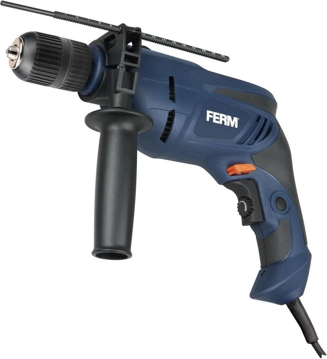 FERM – Klopboormachine – 800W – Ø13MM – Snelspankop – Incl. Zijhandgreep 3 FERM – Klopboormachine – 800W – Ø13MM – Snelspankop – Incl. Zijhandgreep