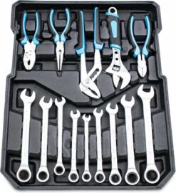 Merkloos Gereedschapskist / Trolley - 1200-delig - Incl. Koffer -WerkPro Verkoopwinkel 1095x1200 11