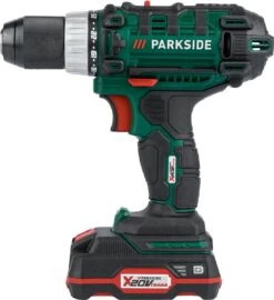 Parkside Accu Boorschroefmachineset 20V - Toerental: 0-400 Min-¹ (1e Versnelling) | 0-1400 Min-¹ (2e Versnelling) - Draaimoment: 40 Nm - Boordiameter: Max. 30 Mm (hout) | 13 Mm (staal) - Inclusief: 2 Accu's, 1 Oplader En 73-delige Toebehorenset -WerkPro Verkoopwinkel 1096x1200 4