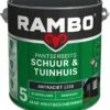 Rambo Pantserbeits Schuur & Tuinhuis Dekkend Antraciet 1216 - Beits - Dekkend - Water Basis -WerkPro Verkoopwinkel 1100x1200 12