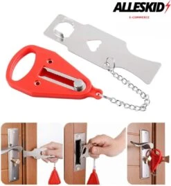 Portable Travel Door Lock | Anti Diefstal Lock |deur Beveiligheid Voor Slot | Deurstopper | Deurslot| Reizen| PrivacyReis Deur Slot Draagbaar Met Opbergzak| Security -WerkPro Verkoopwinkel 1102x1200 5