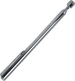 Merkloos Magneetpen Telescopisch – Telescopisch Magneetpen Met Clip - Zilver