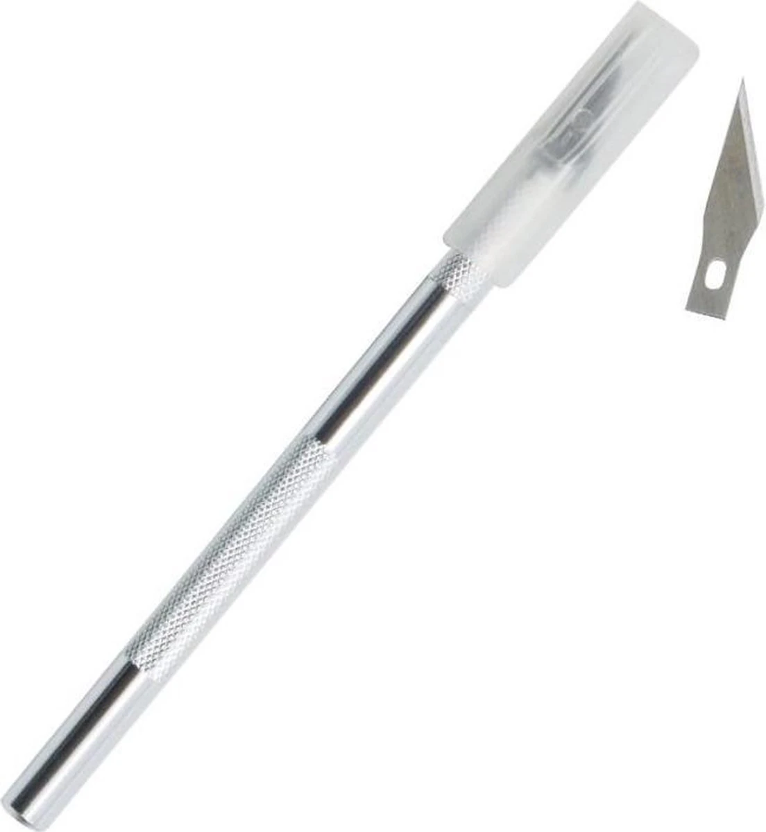 Merkloos Scalpel Mes Met 5 Extra Mesbladen - Scalpelmes - Penmes - Hobbymes - Snijmes - Chirurgisch Mes - Precisie Mes - 7 Delig 4 Merkloos Scalpel Mes Met 5 Extra Mesbladen - Scalpelmes - Penmes - Hobbymes - Snijmes - Chirurgisch Mes - Precisie Mes - 7 Delig - Afbeelding 2