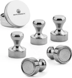 Brute Strength - Super Sterke Magnetische Ophanghaakjes - Haakjes | Pionnen - 10 Stuks - Neodymium Magneet Sterk