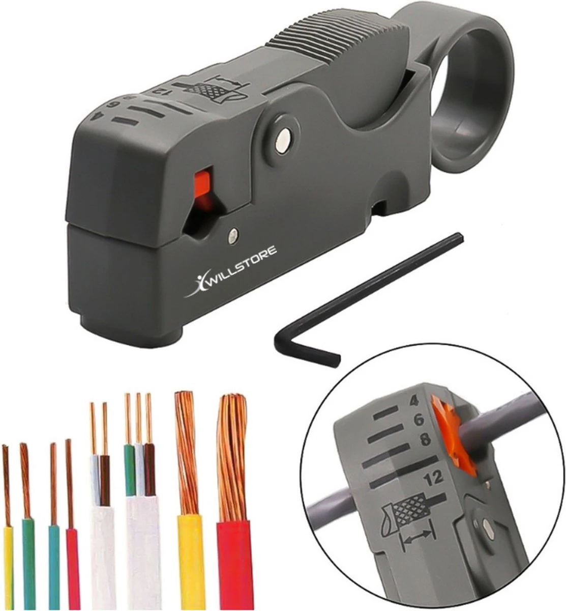 Automatische Striptang - Draadstrippen - Afstriptang - Kabelstripper 3 Automatische Striptang - Draadstrippen - Afstriptang - Kabelstripper