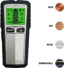 Dekko Tools Digitale Leidingzoeker - 5 In 1 Detector Voor Muren - Hout, Metaal, Leidingen, Bedrading - Zilver -WerkPro Verkoopwinkel 1128x1200 6