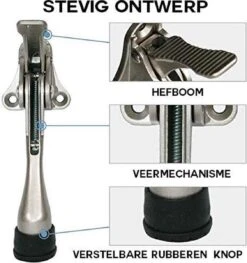 ESSIBLE Stevige Deurstopper - Deurvastzetter - Deurstoppers Voor Buiten/Binnen - Voor Zware Deuren - Verstelbaar - 2 Stuks -WerkPro Verkoopwinkel 1128x1200 9