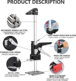 BOTC HandKrik - 1 Stuk - Platenlift - Badkamer - Deurlifter - Armlifter - Arbeidsbesparende Arm - 30cm Hoogte 13 BOTC HandKrik - 1 Stuk - Platenlift - Badkamer - Deurlifter - Armlifter - Arbeidsbesparende Arm - 30cm Hoogte -WerkPro Verkoopwinkel 1129x1200 8