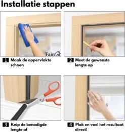 Tochtstrips Voor Deuren – 6 Meter Rol – Zwart – Tochtband Zelfklevend - D-profiel - Tochtstopper – Tochtband - Tochtstrip Deur – Deurborstel – Tochtstrip Raam – Tochtborstel – Tochtwering -WerkPro Verkoopwinkel 1134x1200 14