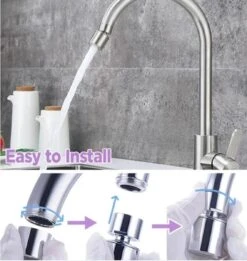 Merkloos Roterende Flexibele Kraankop - M22 Binnendraad Aansluiting Voor Kranen Met Een Buitendraad (zie Foto) - 360 Graden - Hoge Kwaliteit - Metaal En Kunststof - Krachtige Kraan Kop - Beluchter - Sproeikop - Kraan Opzetstuk - Zwenkbaar - Chrome - Metaal -WerkPro Verkoopwinkel 1136x1200 1