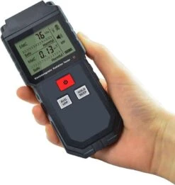 Merkloos Stralingsdetector - Digitaal Elektromagnetisch - Frequentietester - Elektrische EMF-meter - LCD-indicator - Magnetisch Veld - Gegevensvergrendeling - 5G Detector -WerkPro Verkoopwinkel 1137x1200 6
