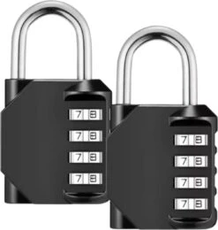 AdroitGoods TSA Cijferslot 4 Cijferig - Zwart - Koffersloten - Kofferslot - Bagageslot - Reisslot - Kabelslot - Hangslot - Bagageslotjes - Backpackslot - Multifunctioneel -WerkPro Verkoopwinkel 1138x1200 8