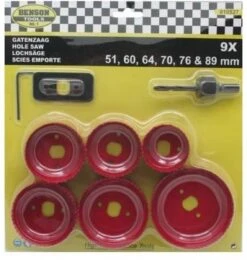 Benson Gatenzaag Set 51, 60, 64, 70, 76 En 89 Mm - 9 Delig -WerkPro Verkoopwinkel 1139x1200 1