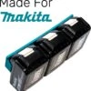 Umake // Driedubbele Accuhouder Voor Makita // Geschikt Voor LXT 18V & 14.4V // Inclusief Schroeven -WerkPro Verkoopwinkel 1141x1200 1