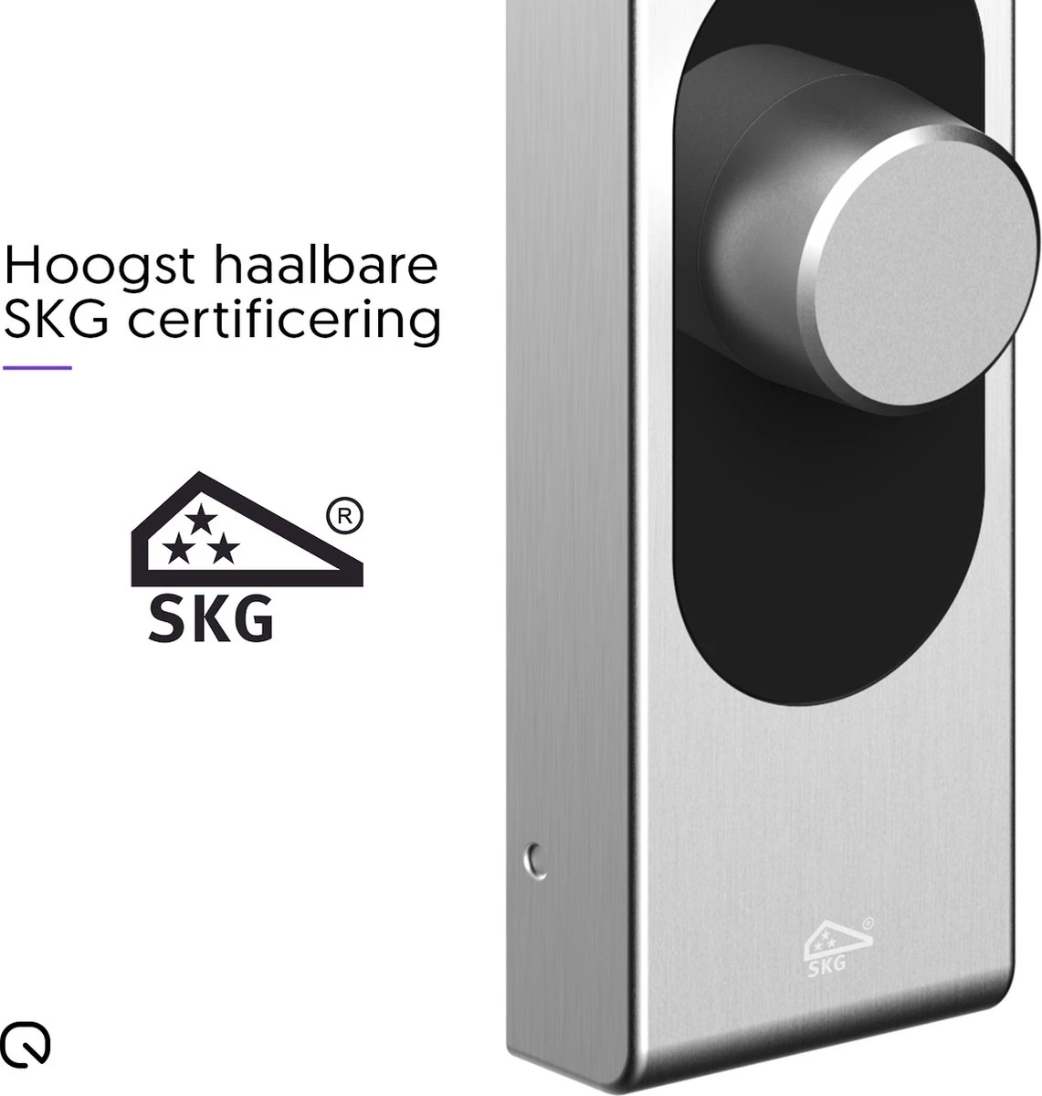 LOQED Touch Smart Lock - Slim Deurslot - Met Smart Home Integratie - Bridge, Cilinder & Codetoegang - Metaal 10 LOQED Touch Smart Lock - Slim Deurslot - Met Smart Home Integratie - Bridge, Cilinder & Codetoegang - Metaal - Afbeelding 8