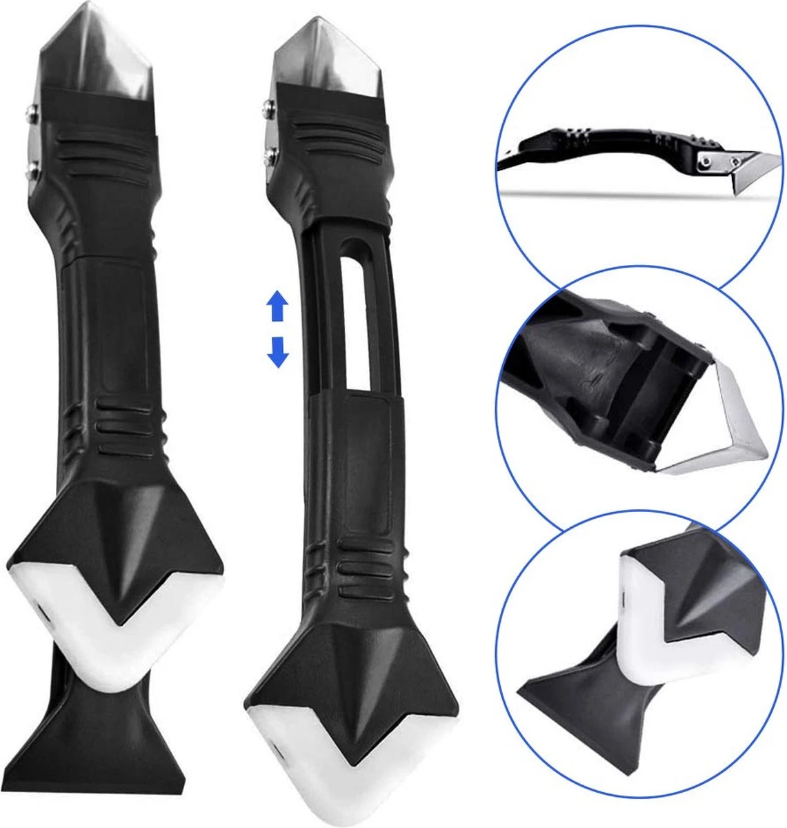 Kit Schraper Set – 18 Delig - Kitspatel – Kit Tool – Siliconen Verwijderaar – Kitstrijker – Kitverwijderaar Afstrijkrubber 9 Kit Schraper Set – 18 Delig - Kitspatel – Kit Tool – Siliconen Verwijderaar – Kitstrijker – Kitverwijderaar Afstrijkrubber - Afbeelding 7