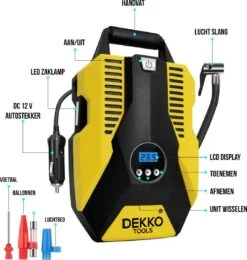 Compressor Bandenpomp 12V Elektrisch - 10,3 Bar – 35L Min Voor Auto, Fiets, Luchtbed, Zwembaden En Kamperen 11 Compressor Bandenpomp 12V Elektrisch - 10,3 Bar – 35L Min Voor Auto, Fiets, Luchtbed, Zwembaden En Kamperen -WerkPro Verkoopwinkel 1142x1200